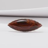 Jared Chavez Condor Agate and Structured Series Ring