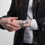 Vintage Navajo Cast Hinge Bracelet