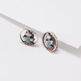 Vintage Zuni Knifewing Clip On Earrings