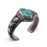 Harry H Begay Turquoise Cuff