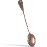 Vintage Navajo Silver Spoon with Twisted Handle