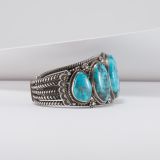 Perry Shorty Five Stone Morenci Turquoise Cuff