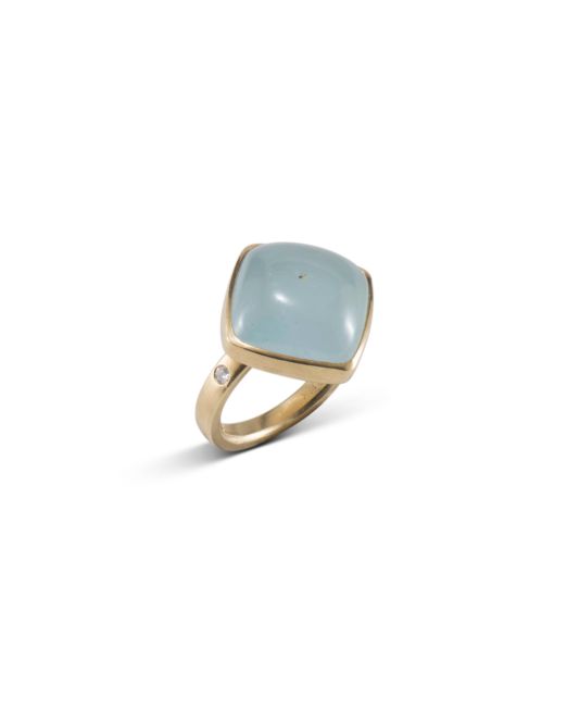 Robin Waynee 18kt Gold Chalcedony Ring