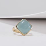 Robin Waynee 18kt Gold Chalcedony Ring