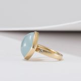 Robin Waynee 18kt Gold Chalcedony Ring