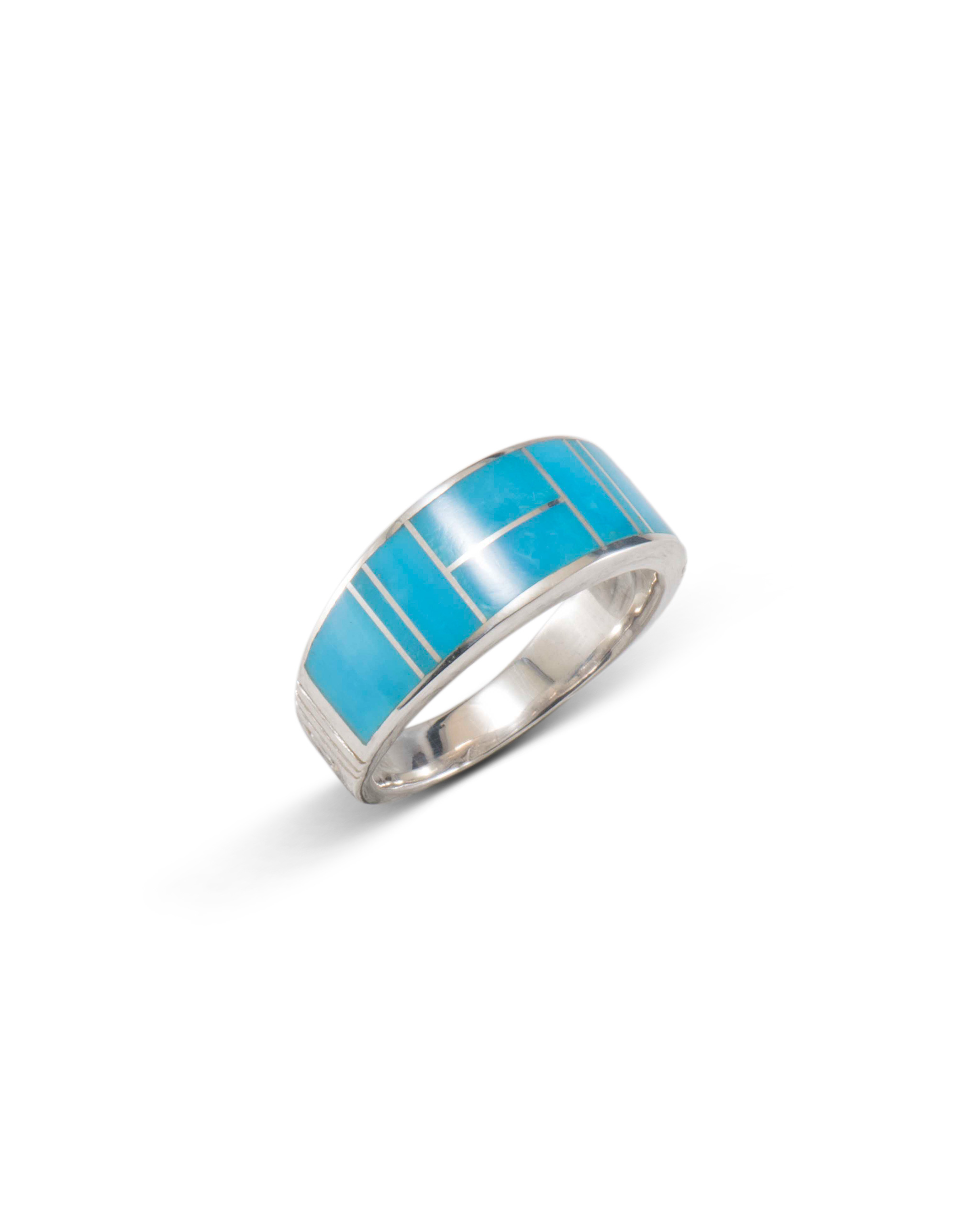 Supersmith Inc Arizona Blue Collection Inlay Ring - Four