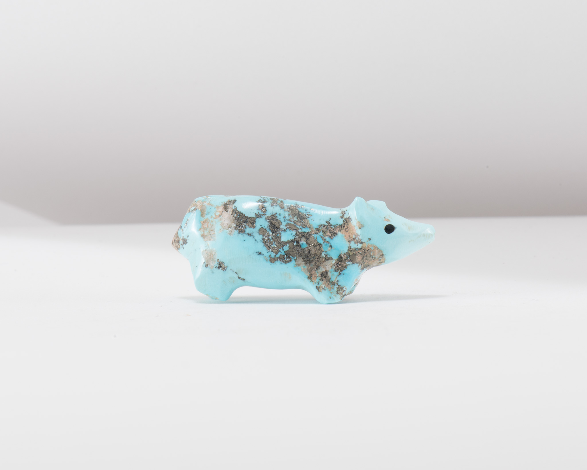Sarah Leekya Turquoise Animal Fetish Carving