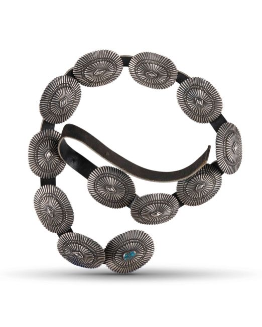 Harry H Begay Concho Belt