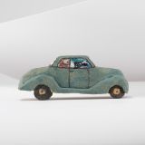 Jorge Lovato Blue Car Miniature Wood Carving