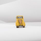 Jorge Lovato Yellow Car Miniature Wood Carving
