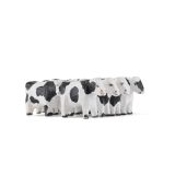 Jorge Lovato Herd of Cows Miniature Wood Carving
