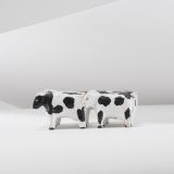 Jorge Lovato Herd of Cows Miniature Wood Carving