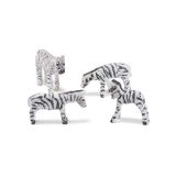 Jorge Lovato Zeal of Zebras Miniature Wood Carving
