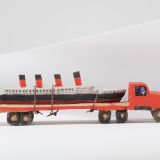 Jorge Lovato Titanic Truck Miniature Wood Carving