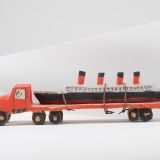 Jorge Lovato Titanic Truck Miniature Wood Carving
