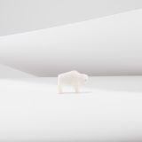 Jorge Lovato Buffalo Miniature Alabastar Carving