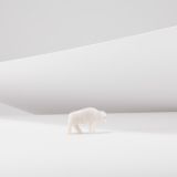 Jorge Lovato Buffalo Miniature Alabastar Carving
