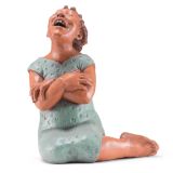 Roxanne Swentzell “Laughing Girl” Sculpture