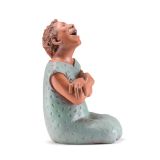 Roxanne Swentzell “Laughing Girl” Sculpture