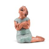 Roxanne Swentzell “Laughing Girl” Sculpture