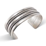 Vintage Navajo Wide Silver Cuff