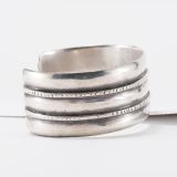 Vintage Navajo Wide Silver Cuff