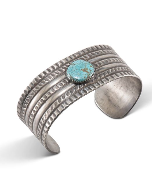 Vintage Navajo #8 Turquoise Cuff