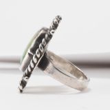 Vintage Navajo Turquoise and Twisted Wire Ring