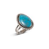 George Begay Turquoise Ring