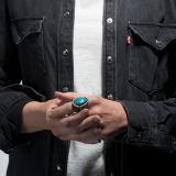 George Begay Turquoise Ring