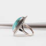 Turquoise and Silver Ring