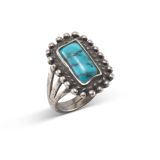 Vintage Navajo Turquoise Ring