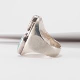 Turquoise and Coral Ring