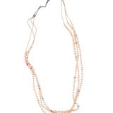 Percy Reano Three Strand Shell Necklace