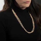 Percy Reano Three Strand Shell Necklace