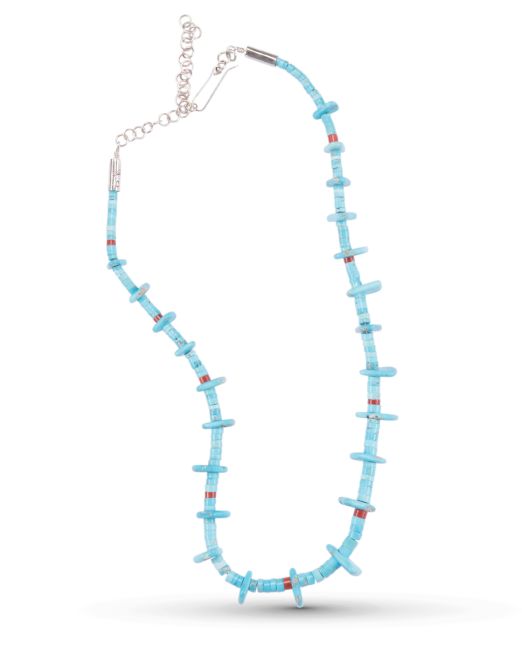 Cheyenne Grabiec Sleeping Beauty Turquoise Tab Necklace
