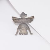 Horace Iule Knifewing Pin with Turquoise
