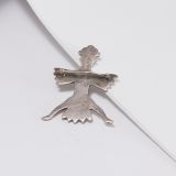 Horace Iule Knifewing Man Pin with Coral