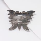Vintage Zuni Inlay Butterfly Pin