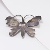 Vintage Zuni Inlay Butterfly Pin