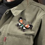 Vintage Zuni Inlay Butterfly Pin