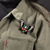 Vintage Zuni Inlay Butterfly Pin