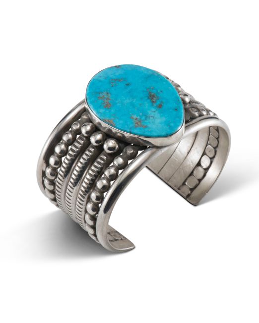 Mike Bird-Romero Morenci Turquoise Cuff