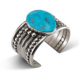 Mike Bird-Romero Morenci Turquoise Cuff