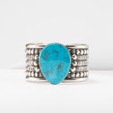 Mike Bird-Romero Morenci Turquoise Cuff
