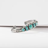 Fritson Toledo Five Stone Turquoise Cuff