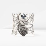Jared Chavez “Static” Sterling Silver Cuff