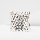 Jared Chavez “Static” Sterling Silver Cuff