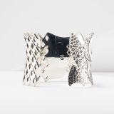 Jared Chavez “Static” Sterling Silver Cuff
