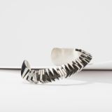 Isaiah Ortiz Hand Cut Sterling Silver Cuff